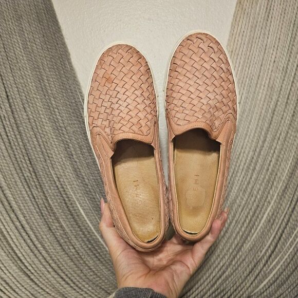 M. Gemi "The Cerchio" Basket Weave Leather Loafers Sz 38.5 (US-7.5) - Picture 8 of 10
